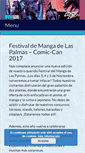 Mobile Screenshot of festivaldelmanga.com