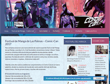 Tablet Screenshot of festivaldelmanga.com